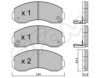 CIFAM 822-377-0 Brake Pad Set, disc brake
